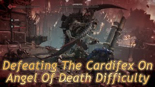 Warhammer 40k Space Marine 2  Defend The Relay  Kill The Carnifex Angel Of Death Difficulty Solo [upl. by Eninnaej]