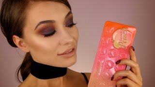 Макияж с Too Faced Sweet Peach Palette [upl. by Eppilihp]