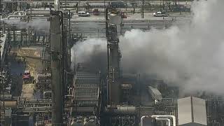 Marathon employee dies in Texas City refinery fire company says [upl. by Spalding]