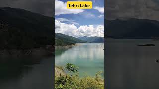 Tehri lake tehri nature lake ytshorts chardhamyatra uttrakhand [upl. by Ecirtram]