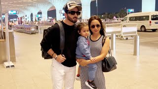 Dheeraj Dhoopar With Family Spotted At Mumbai Airport [upl. by Gyasi]