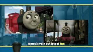 THOMAS AND FRIENDS KARAOKE SONG 1080 HD 3D [upl. by Eleahcim]