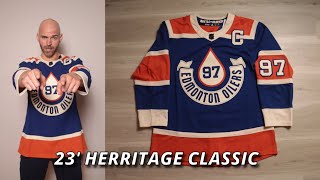 Jersey Unboxing  Review  2023 Connor McDavid Heritage Classic Jersey [upl. by Gill983]