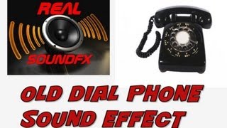 Old dial rotary phone ringing sound effect  70s 80s realsoundFX [upl. by Ahsoyem]