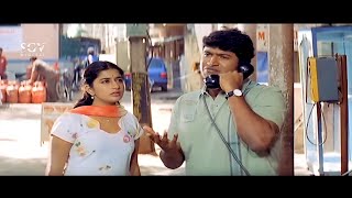 Puneeth took 1rupee From Meera Jasmine to Solve Society Problem  Kannada Movie Scenes [upl. by Clayson481]