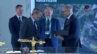 King inaugurates Fehmarn Belts first tunnel set to connect Danish and German islands [upl. by Lewse229]