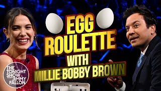 Egg Roulette with Millie Bobby Brown  The Tonight Show Starring Jimmy Fallon [upl. by Utter]