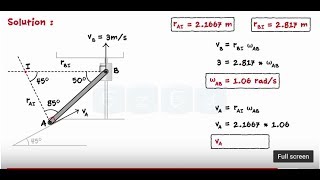 Kinematics Of Rigid Bodies  General Plane Motion  Solved Problems [upl. by Horter440]