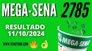 🍀 Resultado MegaSena 2785 [upl. by Salema49]