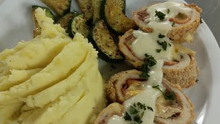 OVEN BAKE CHICKEN CORDON BLUE kuyamayor [upl. by Riorsson]