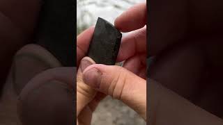 Making a knife sharpener pendant from nature survival nature bushcraft camping outdoorlife [upl. by Ma]