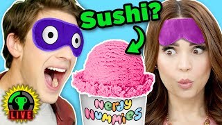 SWEET SURPRISE  Ice Cream Challenge Ft Nerdy Nummies Rosanna Pansino Part 1 of 2 [upl. by O'Mahony]