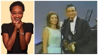 FIRST TIME REACTING TO  Johnny Cash and June Carter quotJacksonquot [upl. by Nysila]