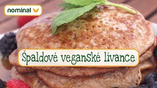 Špaldové veganské lívance [upl. by Novyart608]