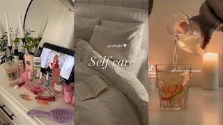 You deserve it🤍 Night routine TikTok compilations [upl. by Esikram]