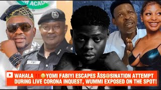 WAHALA ‼️😳 YOMI FABIYI ESCAPES ÂSSINATION ATTEMPT DURING LIVE CORONA WUMMI EXPOSED ON THE SPOT [upl. by Enilesoj791]