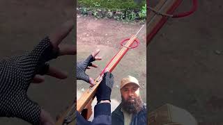 Fun with arrow waoo bamboo sword samurai archery ninja carft trending story funny chand [upl. by Esiuolyram]