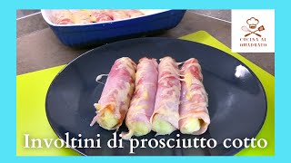 Involtini di prosciutto cotto con patate filanti [upl. by Ramar90]