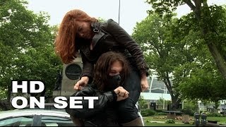 Captain America The Winter Soldier Scarlett Johansson quotBlack Widowquot Behind the Scenes Full Broll [upl. by Junji525]