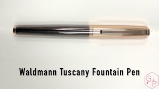 Waldmann Tuscany Rose Gold Fountain Pen [upl. by Nodarse319]