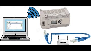 AB Micrologix 1400 Ethernet TCPIP PC to PLC Communication Via WIFI AllenBradley PLC [upl. by Rohclem660]