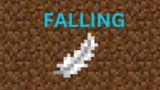 Falling but every line is a Minecraft item [upl. by Haimes]