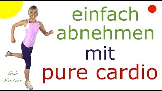 🍎 42 min einfach abnehmen mit pure cardio  ca 3800 Schritte und 350 Kcal verbrennen [upl. by Lucchesi]