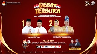 DEBAT PERTAMA CALON GUBERNUR DAN WAKIL GUBERNUR KALIMANTAN SELATAN TAHUN 2024 [upl. by Aiderfla]