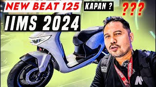 IIMS 2024  New BeAT 125 Sudah Ada Bongkar Booth Honda [upl. by Maise688]