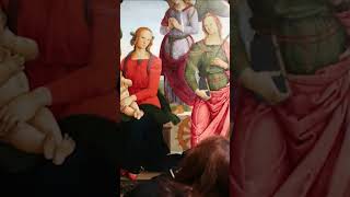 How do you restore a 500 yearold School of Perugino painting renaissance shortsart timelapse [upl. by Skip573]