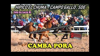 CAMBA PORA  Hipico El Chuma Campo Gallo 140419 [upl. by Nazay]