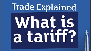 What is a tariff [upl. by Fulbert842]