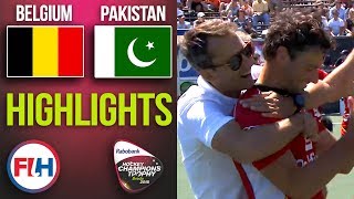 Belgium v Pakistan  2018 Men’s Hockey Champions Trophy 5th Place Playoff  HIGHLIGHTS [upl. by Eenahc]