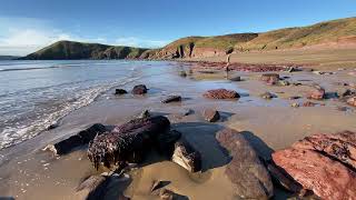 Manorbier  From Skrinkle to Swanlake Bay on the Pembrokeshire Coast Path  December 2023 [upl. by Neelhtac960]