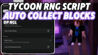 OP Tycoon RNG Script  Auto Collect Block [upl. by Malone]