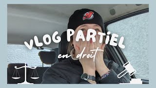 VLOG SEMAINE DE PARTIEL EN FAC DE DROIT [upl. by Lezti]