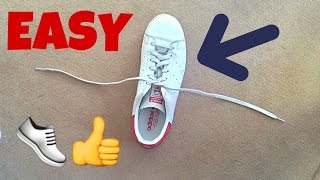 how to TIE YOUR SHOE IN 1 SECONDS fastest way in the world [upl. by Durwyn986]