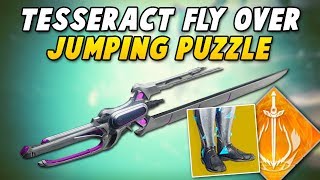 WARLOCK TESSERACT FLYING  Whisper of the Worm Jumping Puzzle Speedrun Tricks Destiny 2 [upl. by Raines]