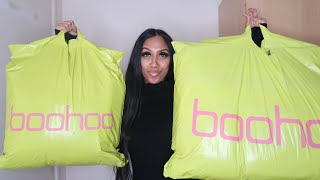 HUGE BOOHOO TRY ON HAUL TRACKSUIT GALORE [upl. by Etnoved]