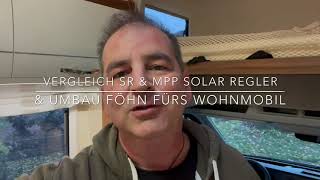 Wohnmobil Solar Laderegler Votronic SR 220 durch MPP 350 DIY getauscht amp Föhn für WoMo umgebaut [upl. by Therine]