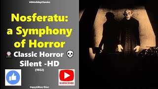 Nosferatu a Symphony of Horror 🎬Classic Horror 📽 F W Murnau 1922 silent HD [upl. by Nonah]