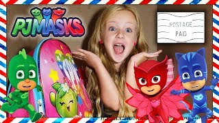 I Mailed Myself in a Box to PJ Masks IT WORKED Human Mail Challenge Owlette Catboy amp Gekko [upl. by Adnert277]