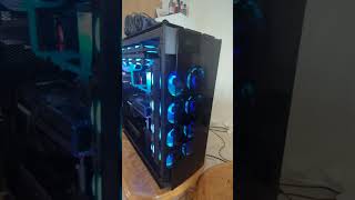 Corsair Obsidian 1000D My first build added UV blue coolant [upl. by Ttoile250]