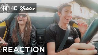 FRIENDS REACT to Alfa Romeo 4c ACCELERATION SUB ENG [upl. by Grissel]