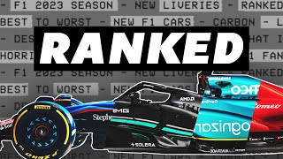 My 2023 Formula 1 car livery rankings [upl. by Auqinat741]