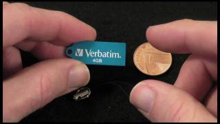 Verbatim Store n Go 4GB Micro USB Drive Review  Tiny [upl. by Yrevi]