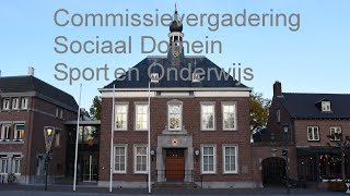 Commissie vergdering Sociaal Domein Sport en Onderwijs 3 oktober 2024 [upl. by Ahsenra419]