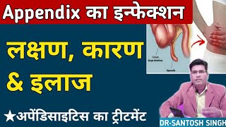 What are Acute Appendicitis Cause Symptoms and Treatment  Appendix Ka Lakshan in Hindi [upl. by Nylsirk]