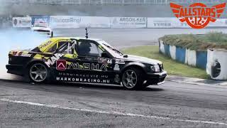 M104 TURBO MERCEDES W201 DRIFTING amp PURE SOUND  Magyar Tamás  Allstars12 RabócsiRing Máriapócs [upl. by Rickert]