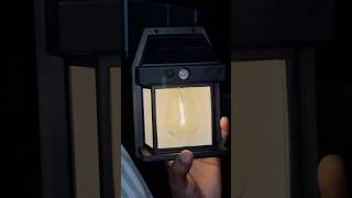 Mini vlog  New sensor light solar light technology [upl. by Maleeny]